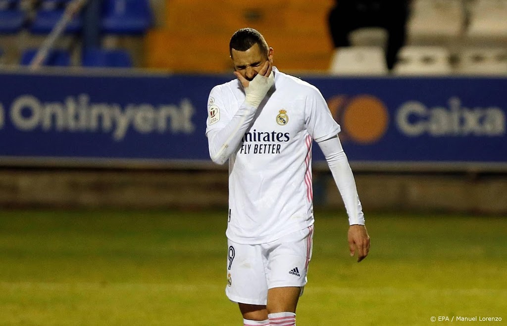 Real Madrid mist ook Benzema tegen Atalanta