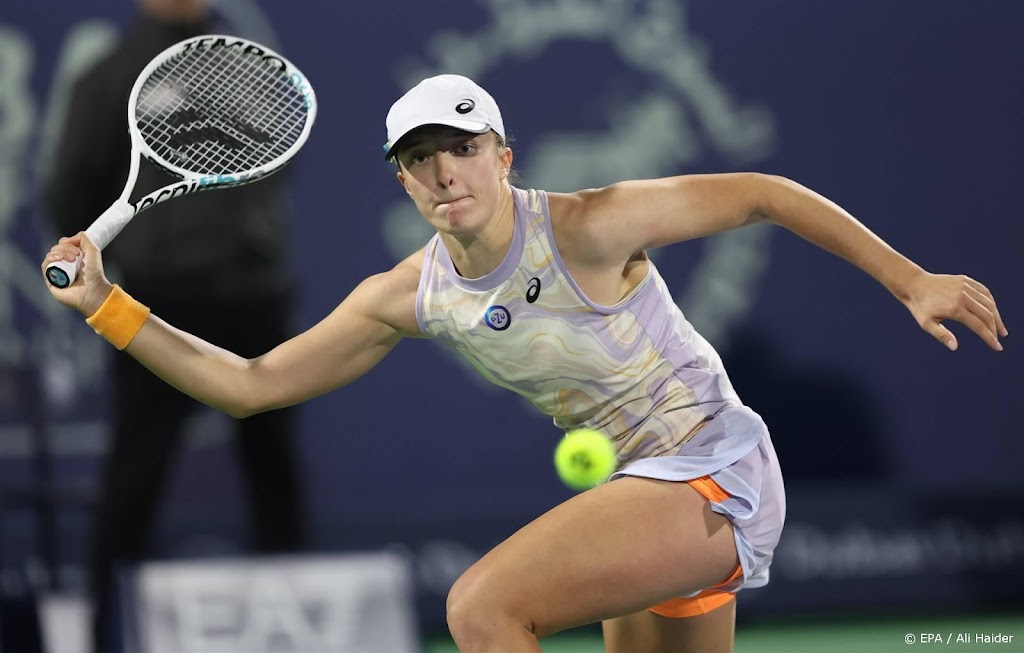Nummer 1 van de wereld Swiatek wil gelijke beloning vrouwentennis