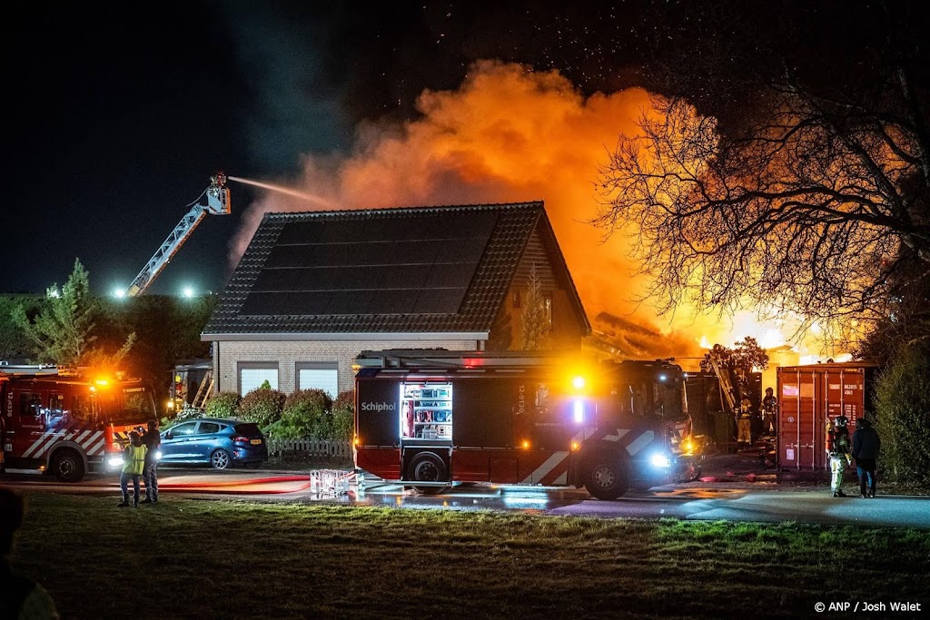 Brand in buurt Schiphol geblust, vluchtschema's onveranderd