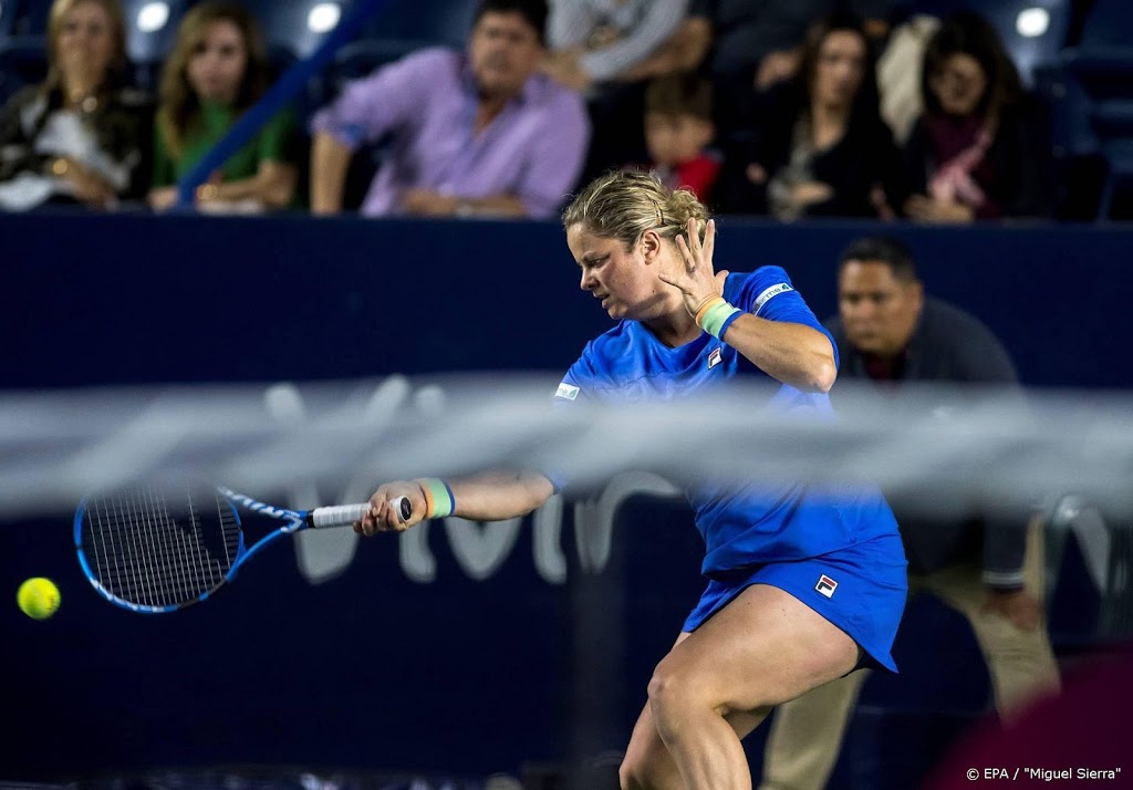 Tennisster Clijsters geeft comeback niet op