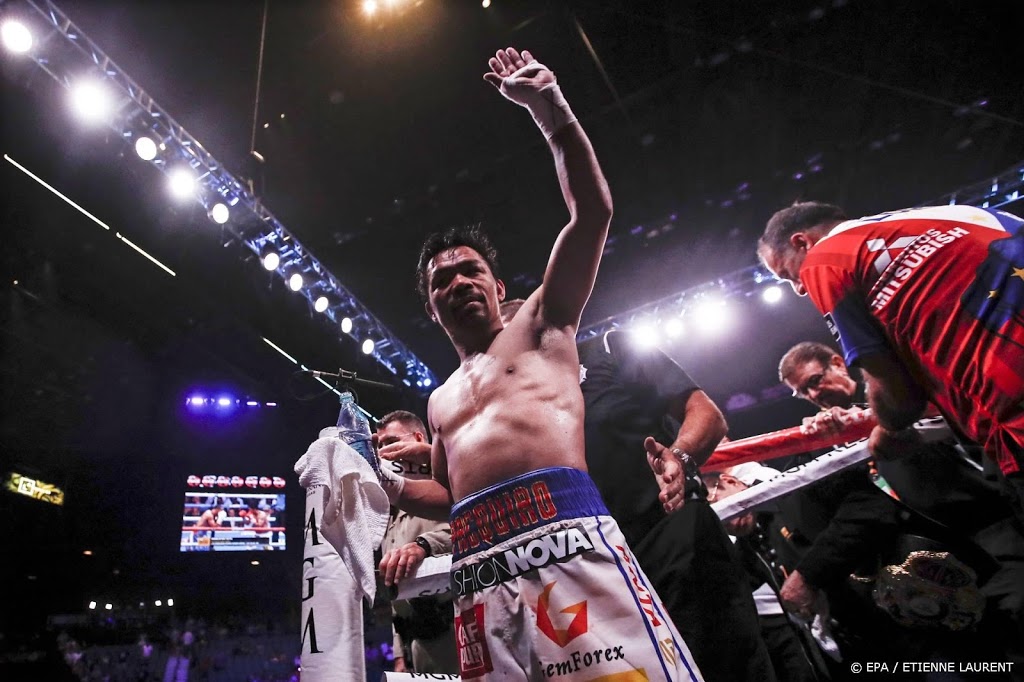 Bokslegende Pacquiao (42) na ruim twee jaar terug de ring in
