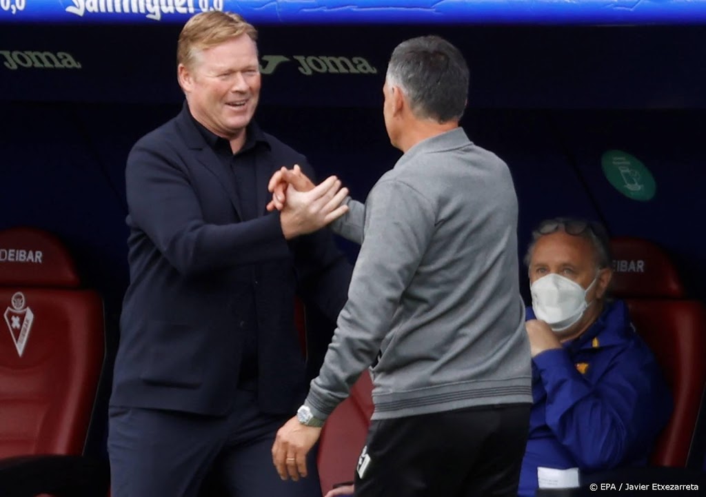 Trainer Koeman is niet heel ontevreden over seizoen met Barcelona