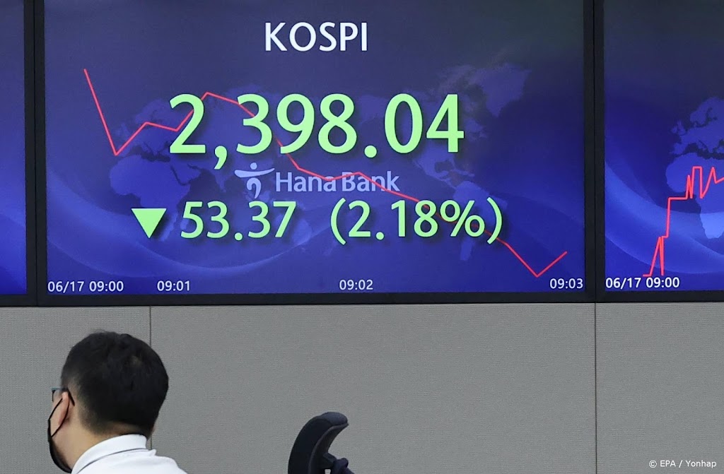 Zuid-Koreaanse beurs negatieve uitschieter in lagere regio