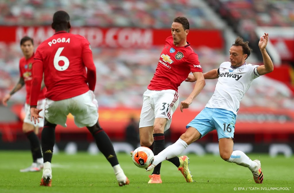 Manchester United speelt gelijk en heeft nog punt nodig voor CL