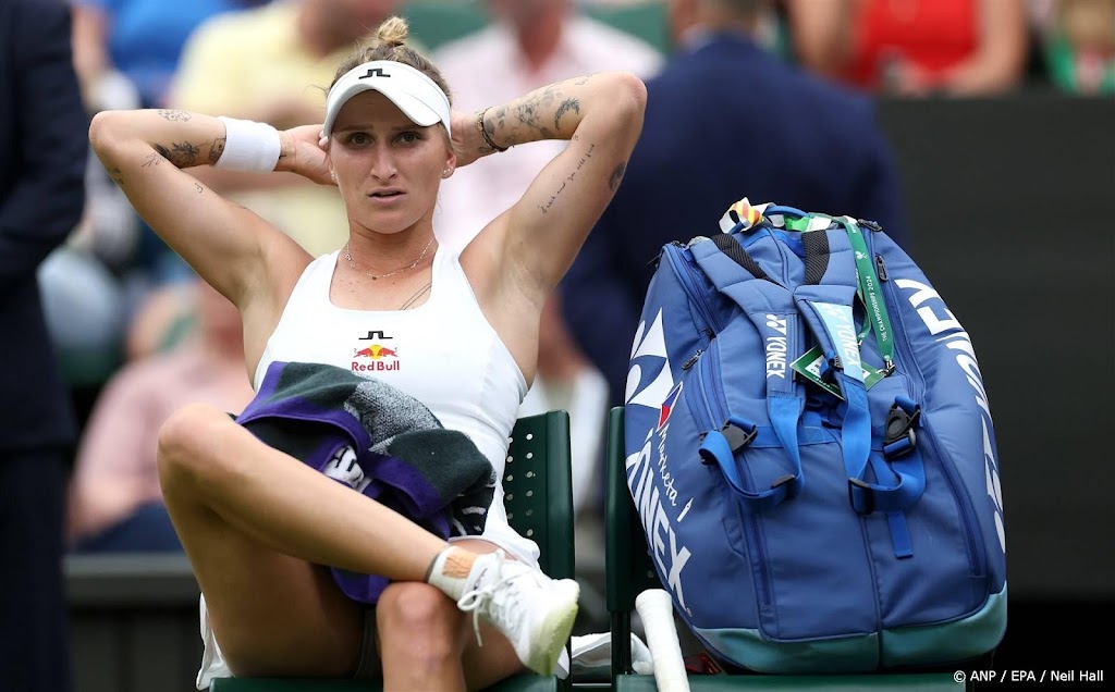Tennisster Vondrousova niet op Spelen, Siniakova vervangt haar