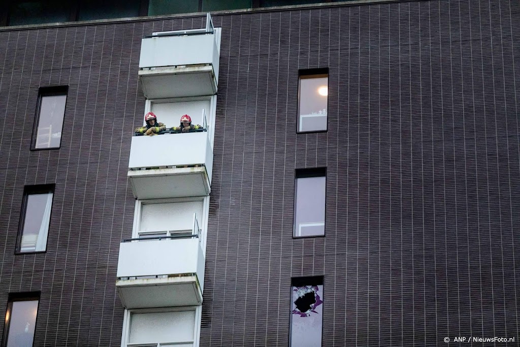 Spullen gestolen tijdens ontruiming brand studentenflat Amsterdam