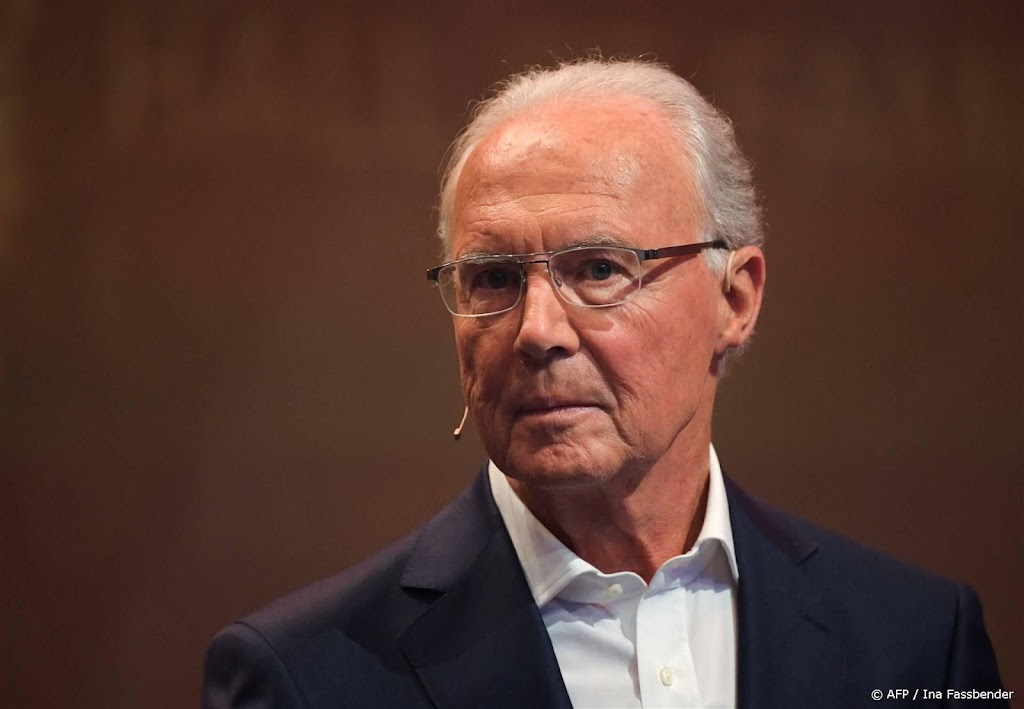 Gezondheid Beckenbauer niet goed, maar hoop op verbetering
