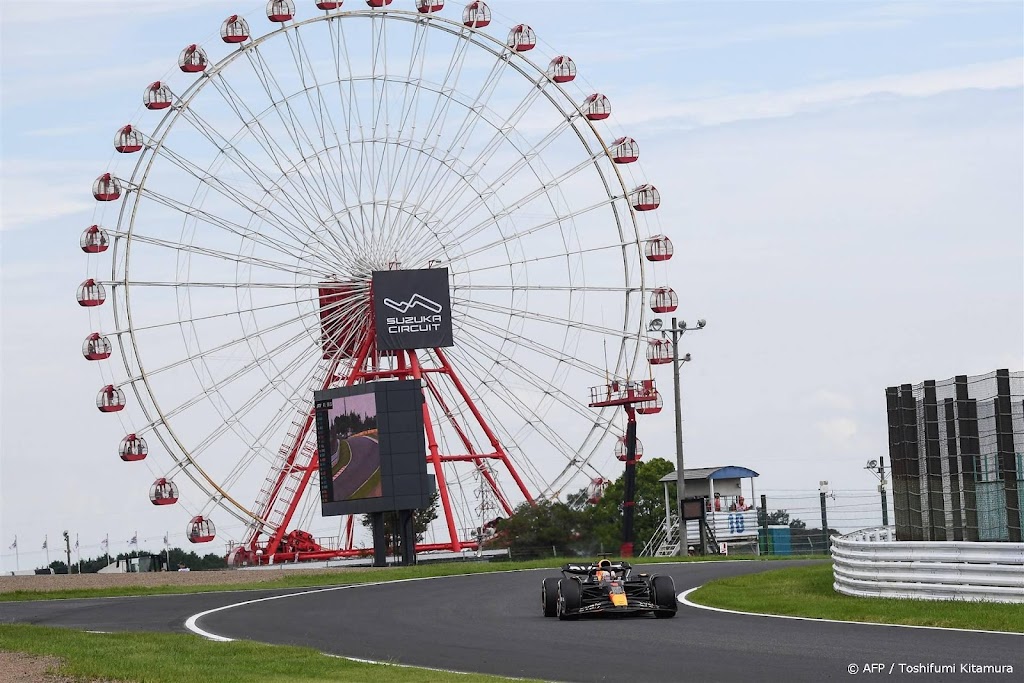 Verstappen begint GP van Japan met beste tijd in eerste training