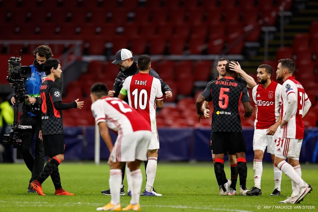 Bijna 2,4 miljoen kijkers zien Ajax verliezen van Liverpool