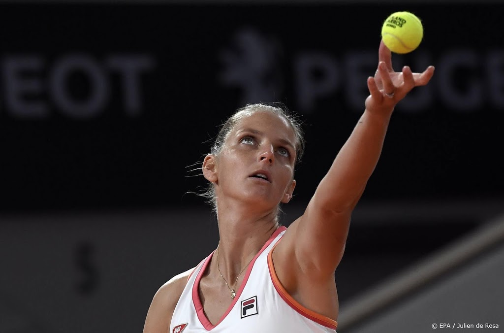 Tennisster Pliskova verrast door qualifier in Ostrava