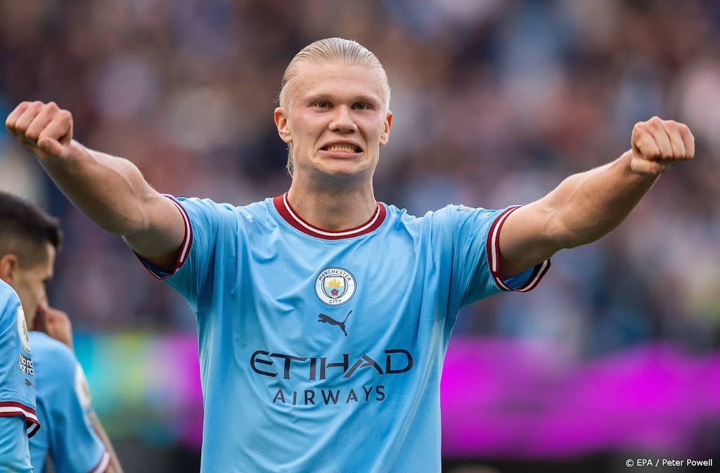 Spits Haaland helpt Manchester City ook aan zege op Brighton