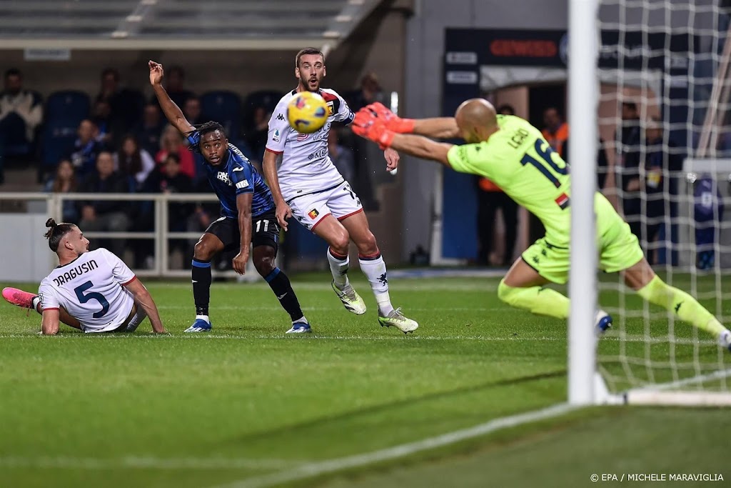 Atalanta neemt in Serie A laat afstand van Genoa