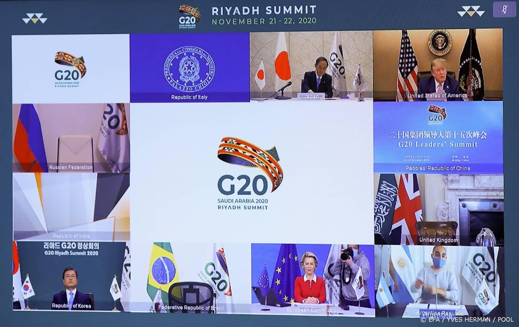 G20 belooft kosten coronavaccinaties op zich te nemen
