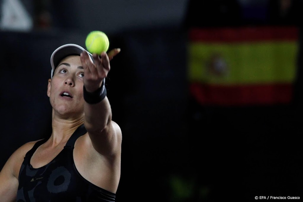 Tennisster Muguruza nieuwe nummer 3 op wereldranglijst