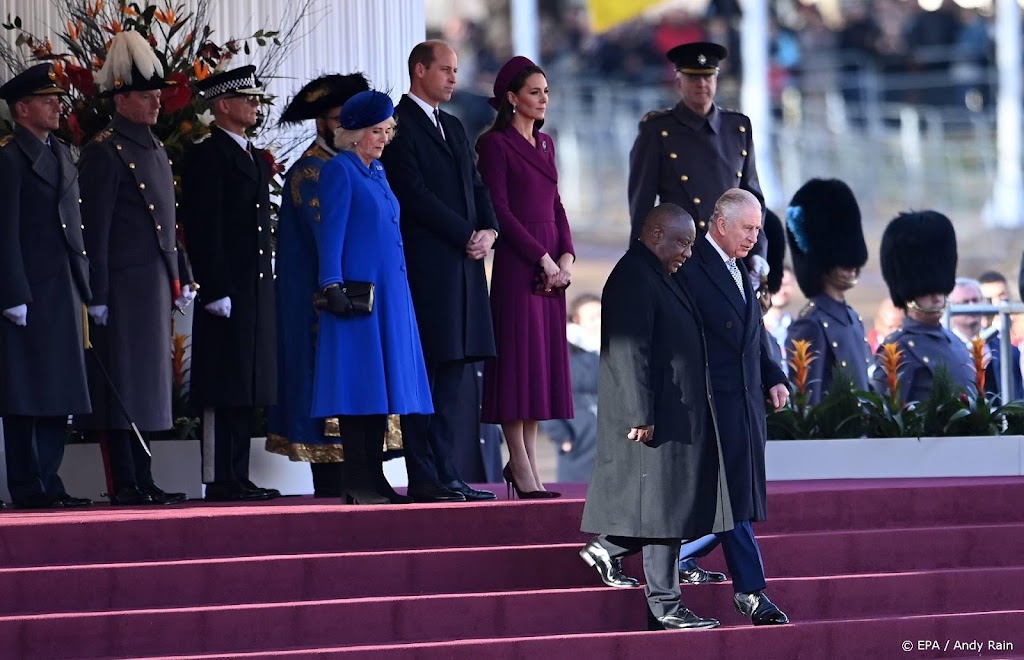 Koning Charles voor het eerst gastheer bij staatsbezoek