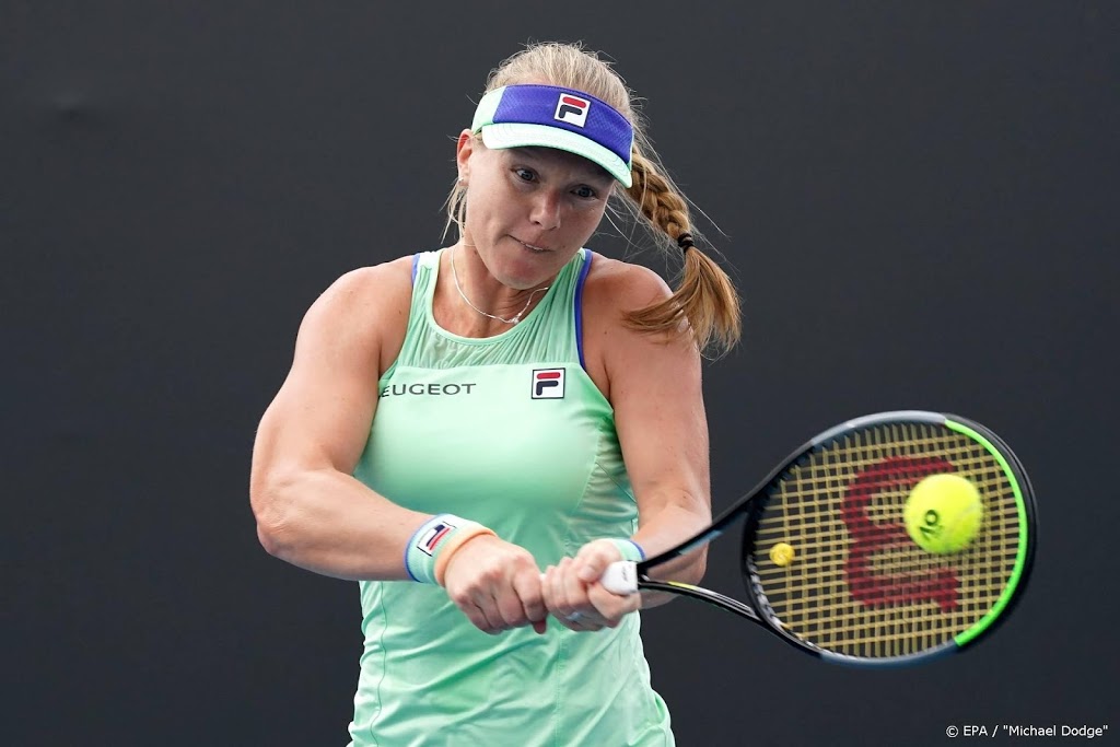 Grillige Bertens naar derde ronde Australian Open