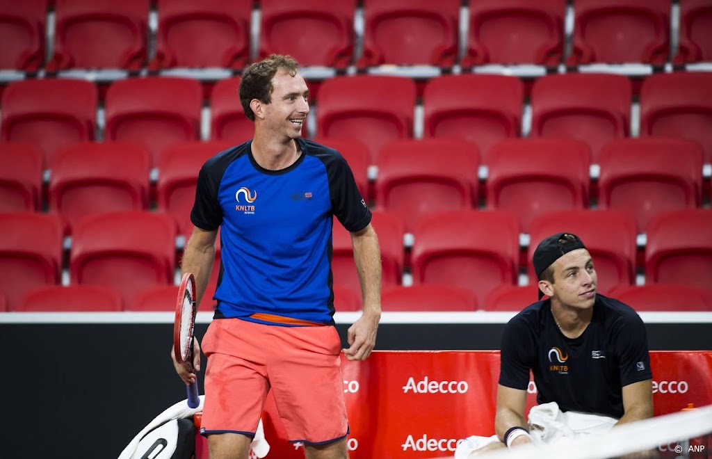 Tennisser Middelkoop ook in gemengd dubbel uitgeschakeld