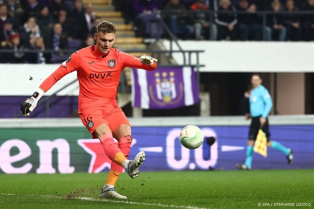 Anderlecht door in Europa dankzij Nederlandse doelman Verbruggen