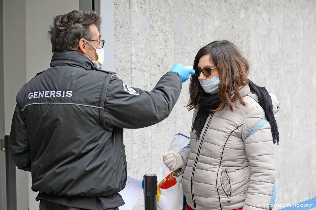 Dodental coronavirus in Lombardije daalt nog steeds