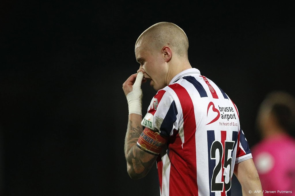 Willem II-aanvoerder Holmén: het leek wel of hele stadion vol zat
