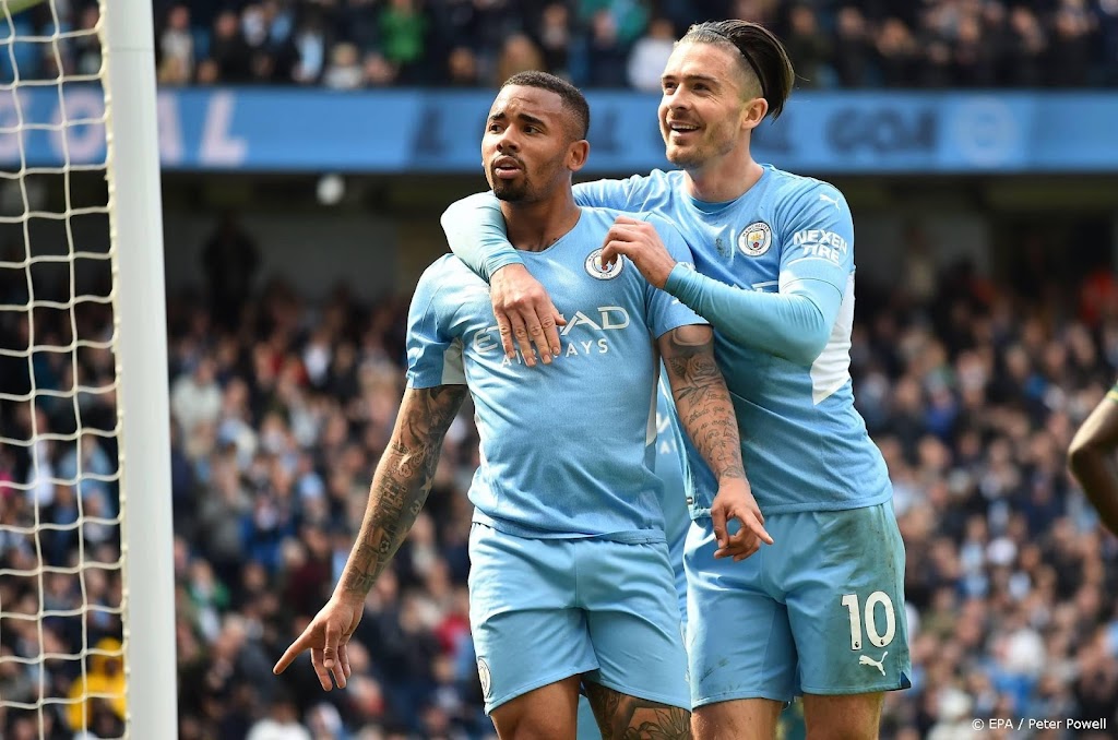 City na vier treffers van Jesus steviger aan kop Premier League