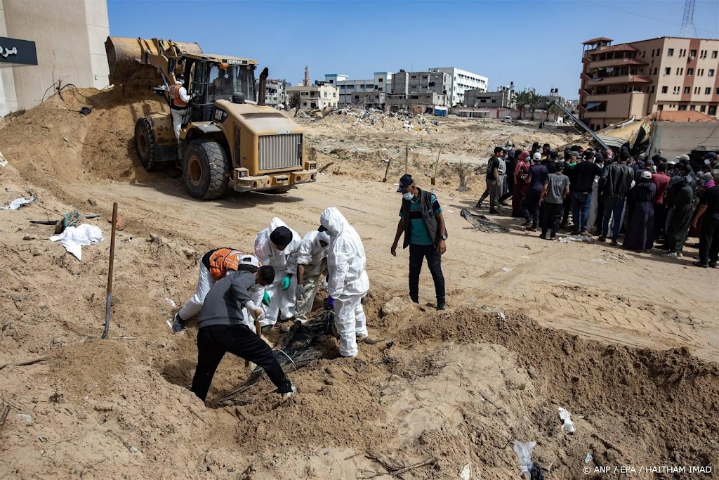 Israël zegt niet verantwoordelijk te zijn voor massagraven Gaza