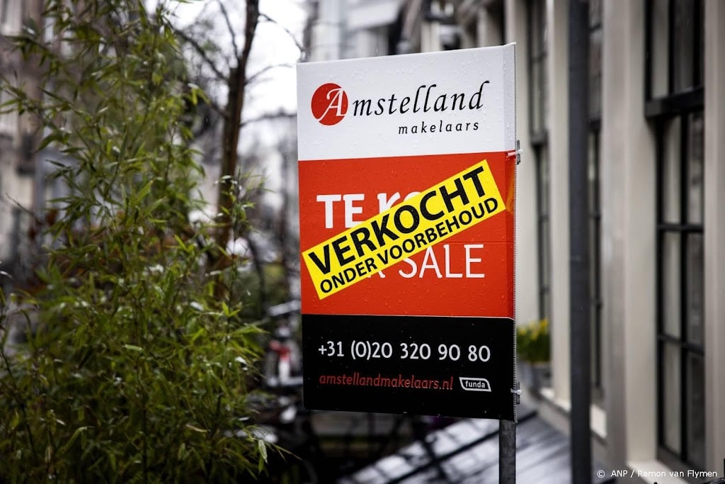 Huizenprijzen blijven hard oplopen, tempo wel lager dan eerder