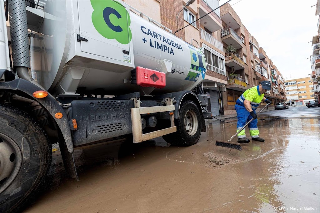 Zware regenval in uitgedroogde Zuid-Spaanse regio's
