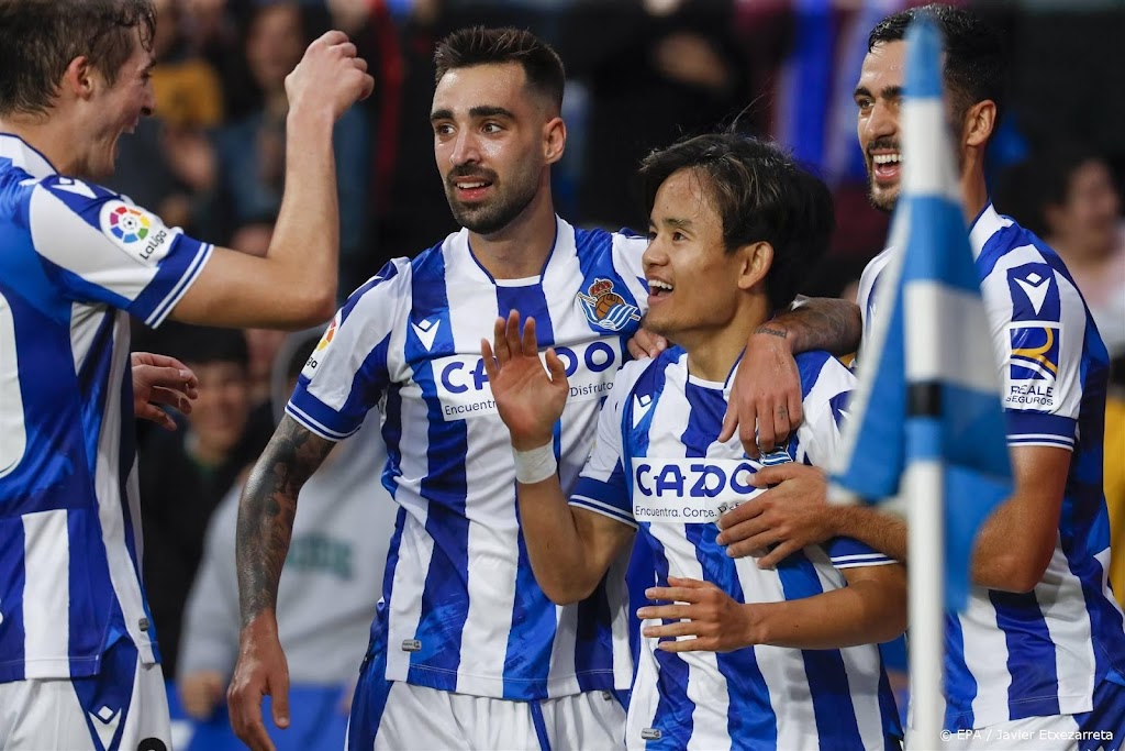 Real Sociedad heeft plaatsing voor Champions League bijna binnen