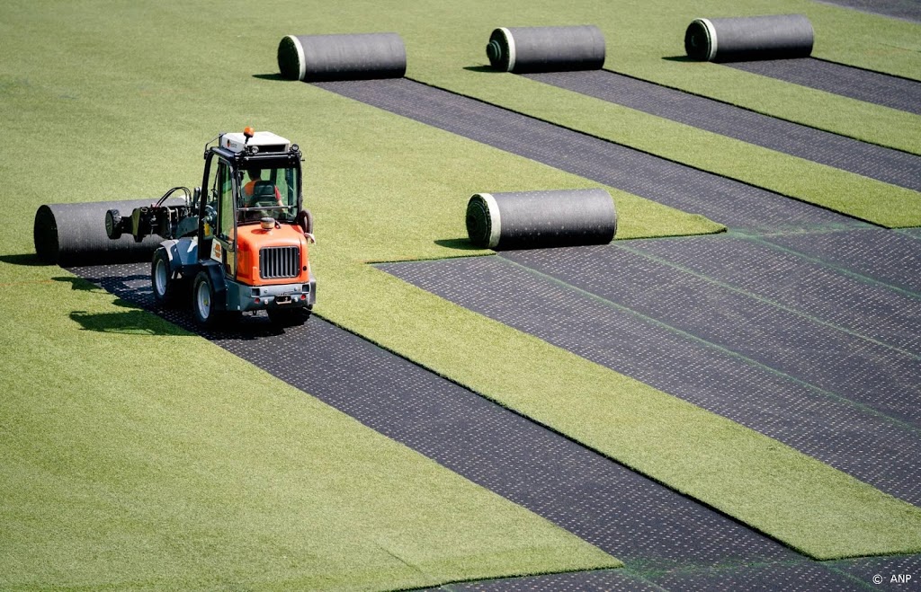 Eerste biologisch afbreekbare kunstgrasveld ter wereld in Emmen