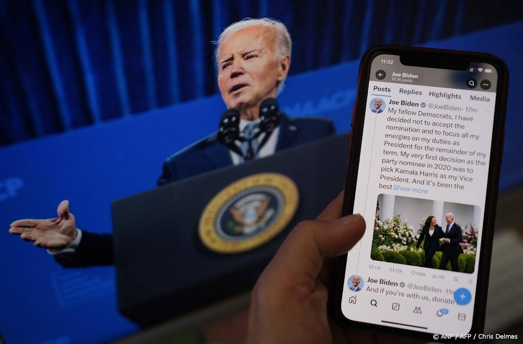 Biden spreekt woensdag de natie toe over zijn presidentschap