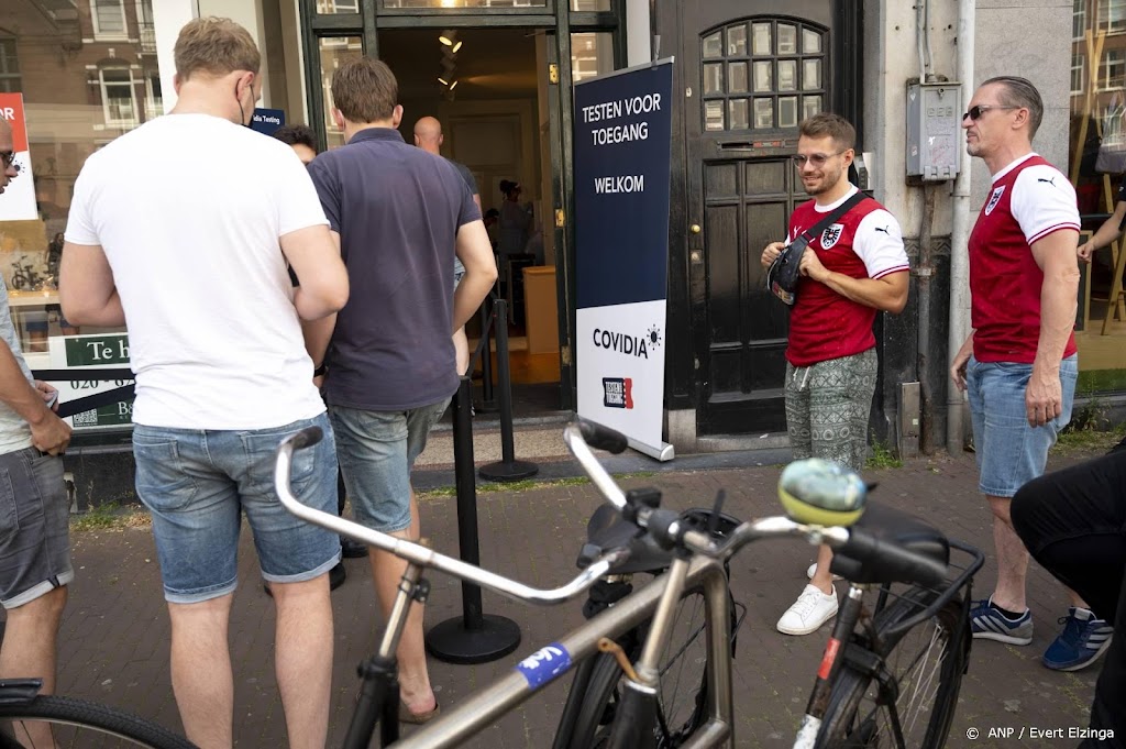 Vanaf zaterdag verruimde openingstijden Testen voor Toegang