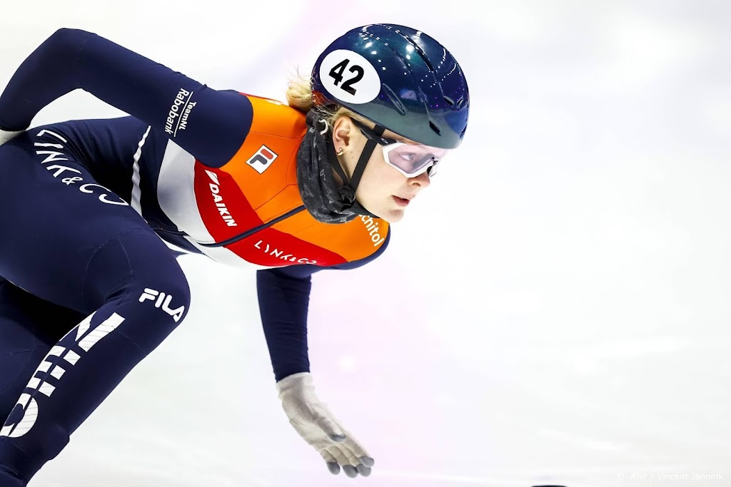 Shorttrackster Velzeboer grijpt net naast medaille in Beijing