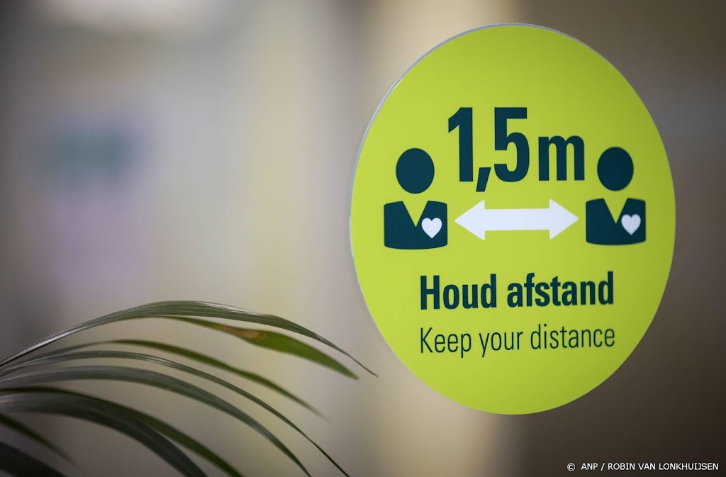 Vanaf woensdag is 1,5 meter afstand houden weer verplicht