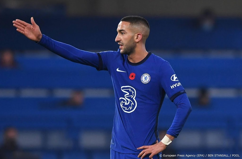 Ziyech mist ook uitduel van Chelsea met Arsenal