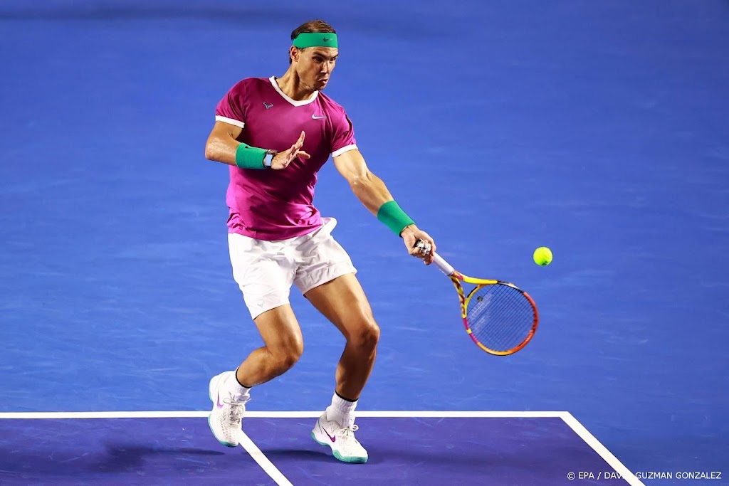 Medvedev en Nadal staan beiden maar drie games af in Acapulco