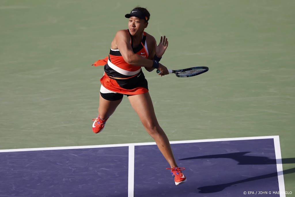 Tennisster Osaka wint in Miami na gesprek met therapeut