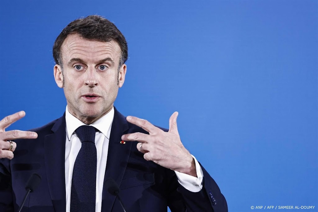 Macron: verplaatsing bevolking Rafah zou oorlogsmisdaad zijn