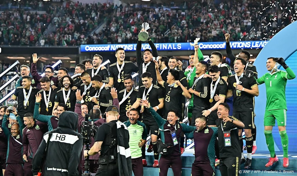 Mexicaanse voetballers winnen voor het eerst Nations League