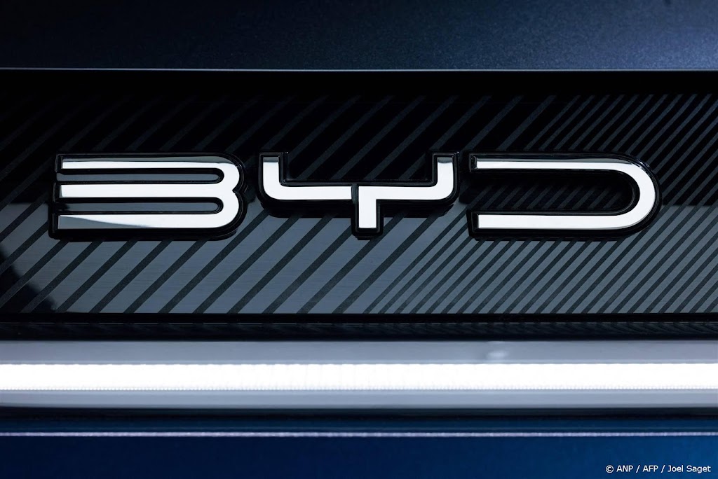Recordomzet Chinese stekkerautofabrikant BYD, meer dan Tesla