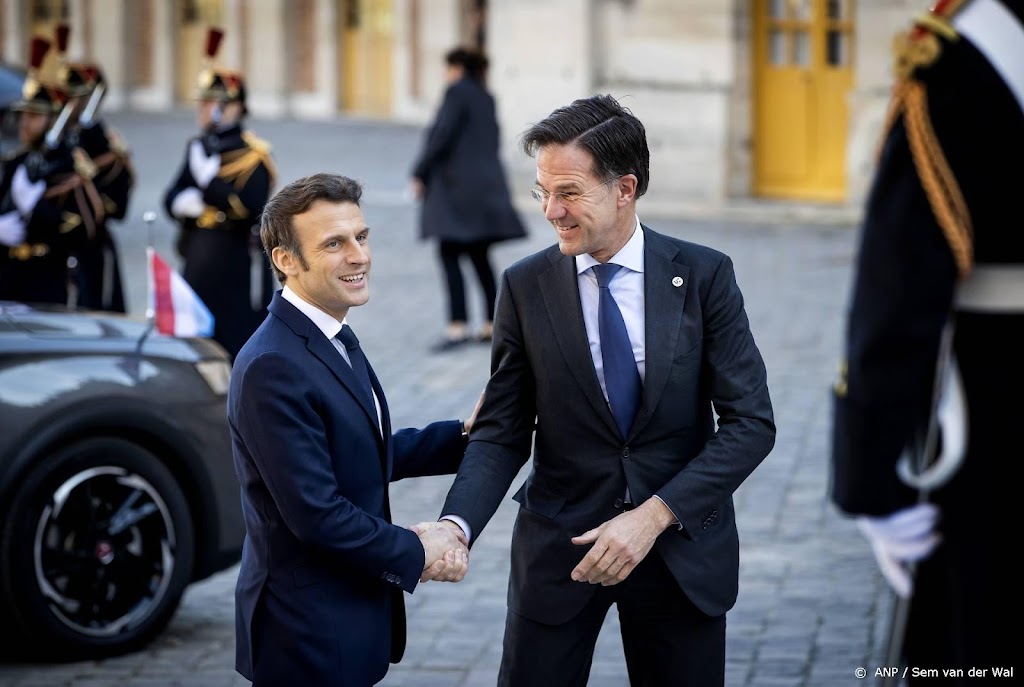Rutte blij dat hij samenwerking met Macron kan voortzetten