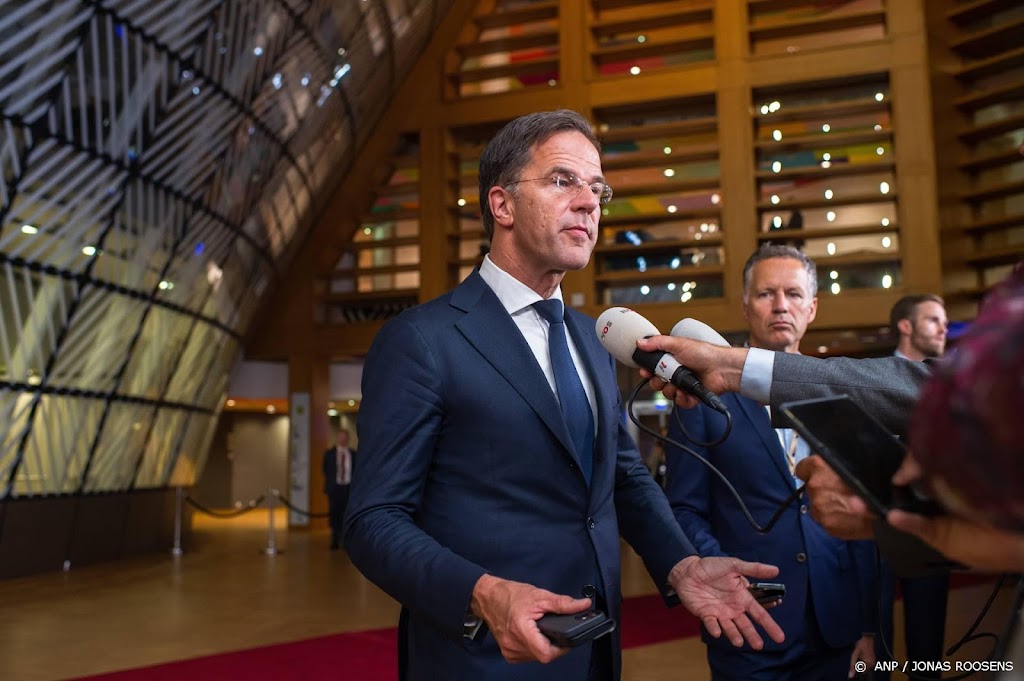 Rutte: zicht op EU-lidmaatschap belangrijke steun voor Oekraïne