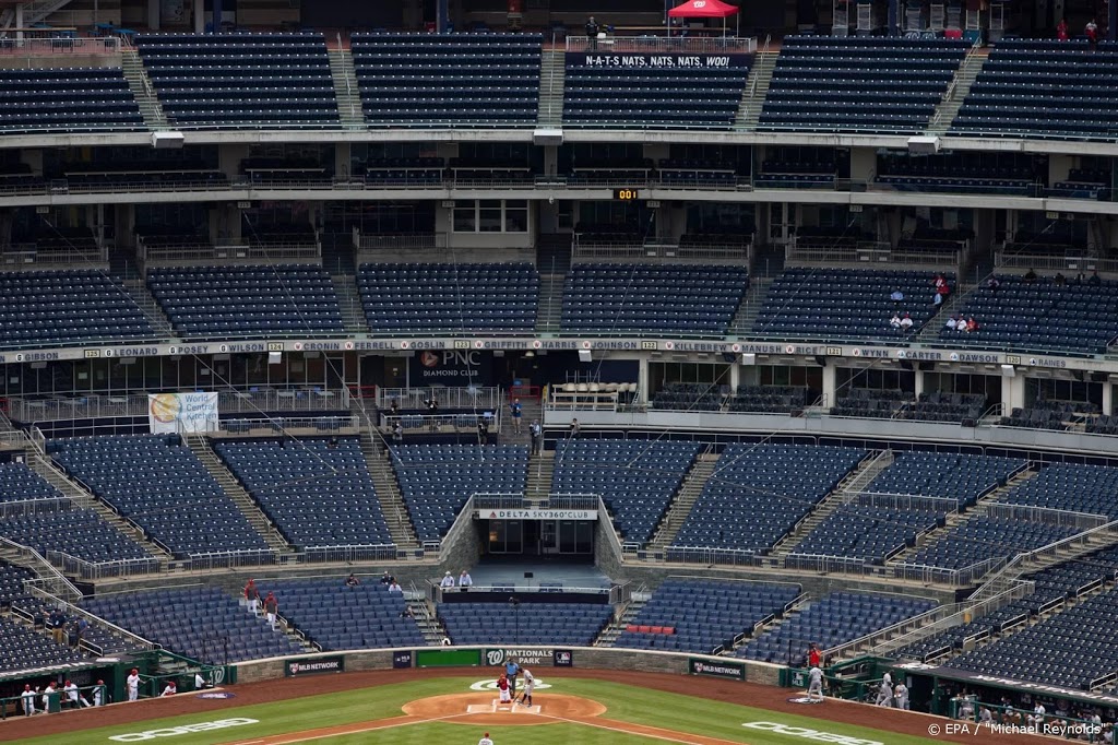 Honkballers Washington Nationals starten met verlies