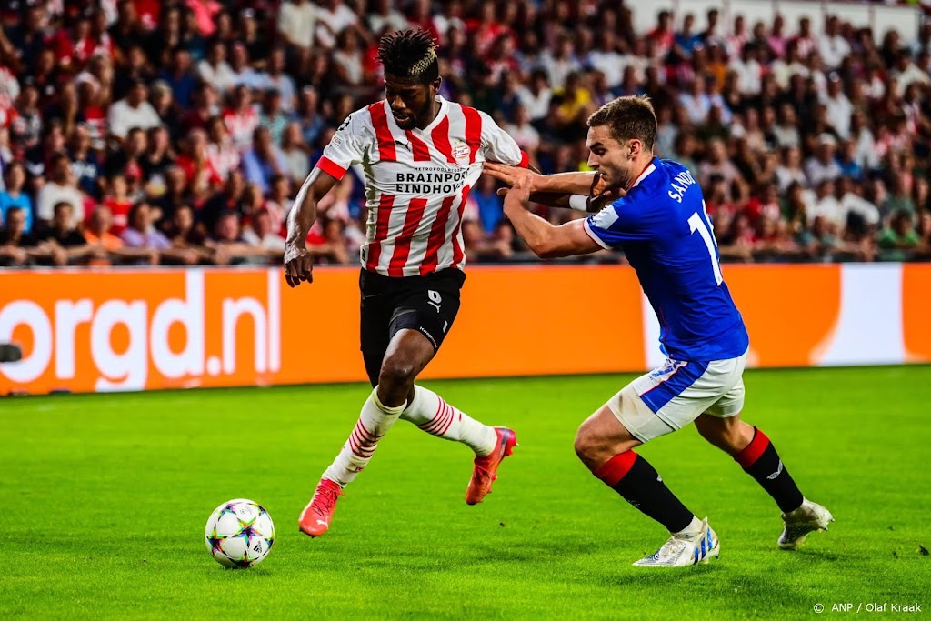 PSV verliest van Rangers FC en mist opnieuw Champions League