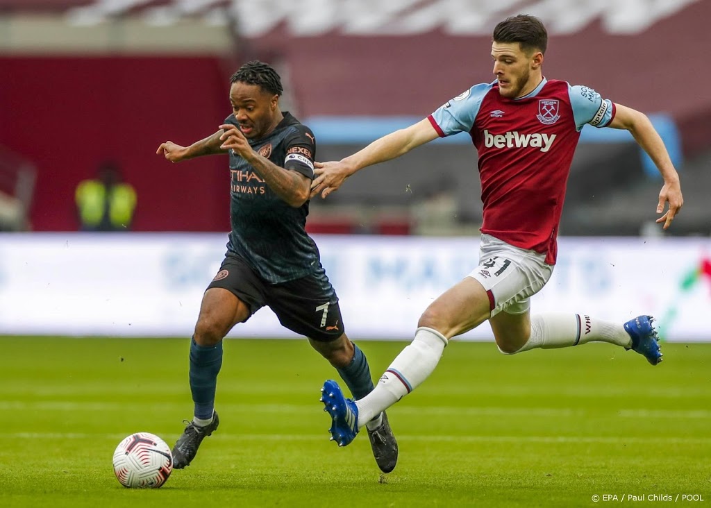 Manchester City speelt gelijk bij West Ham United