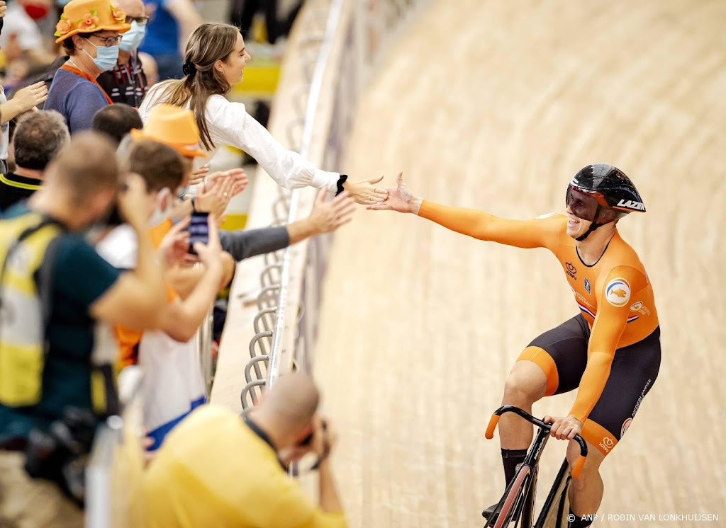 Baansprinter Lavreysen op WK opnieuw goed voor 'triple'