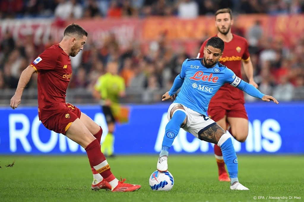 AS Roma bezorgt Napoli eerste puntenverlies van het seizoen