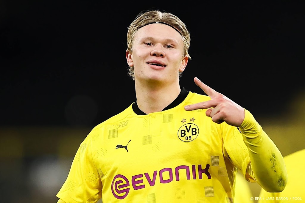 Haaland opnieuw van waarde bij simpele zege Dortmund