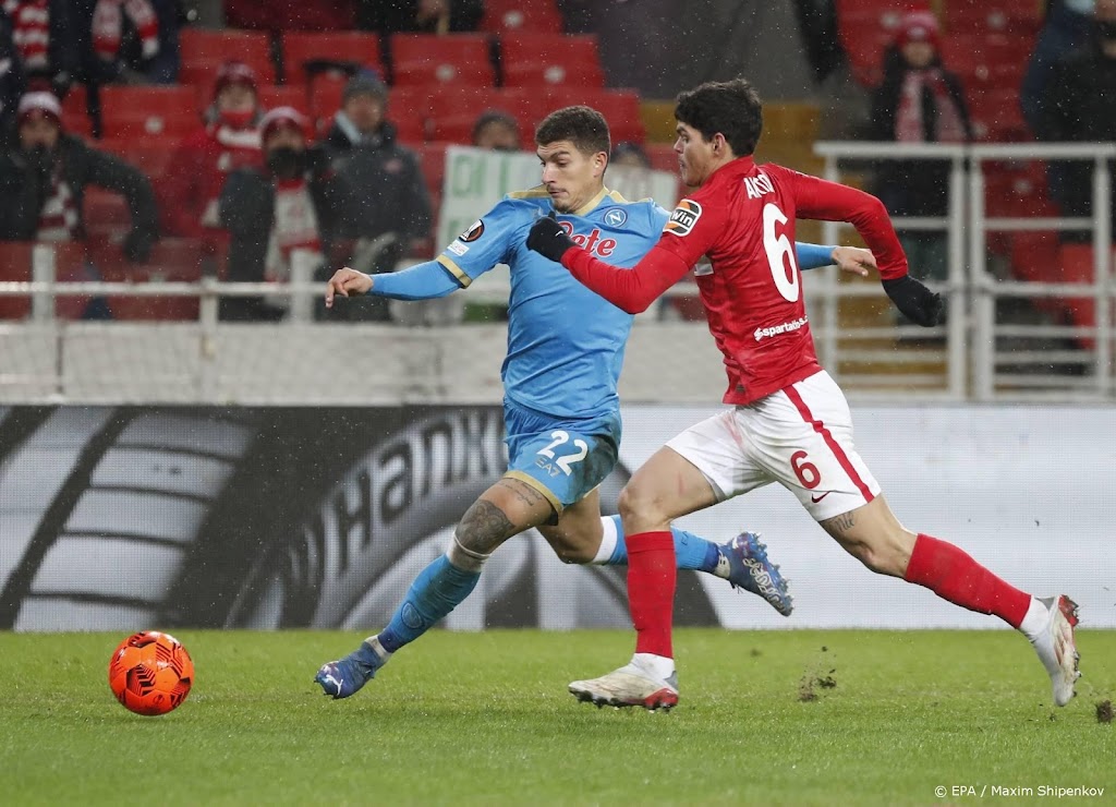 Spartak Moskou verslaat Napoli opnieuw in Europa League