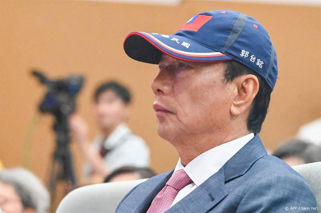 Bloomberg: Foxconn-oprichter stapt uit presidentsstrijd Taiwan